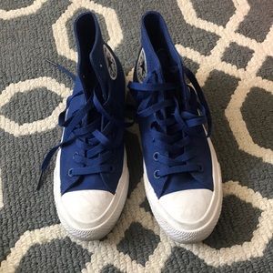 Blue Chuck Taylor 2s